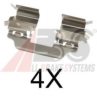 OJD 1091770 Accessory Kit, disc brake pads